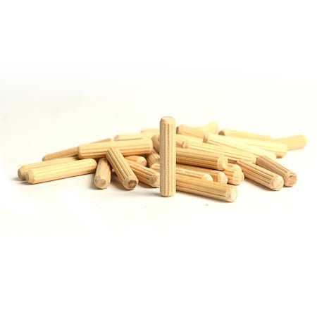 Big Horn Birch Wood Dowel Pins (Size: 1/4 Inch x 1-1/2 Inch), PK 100 14204